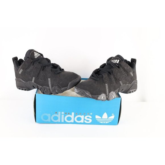 Deadstock Vtg 90s Adidas Mens Spell Out Sup Trainer Lo Sneaker